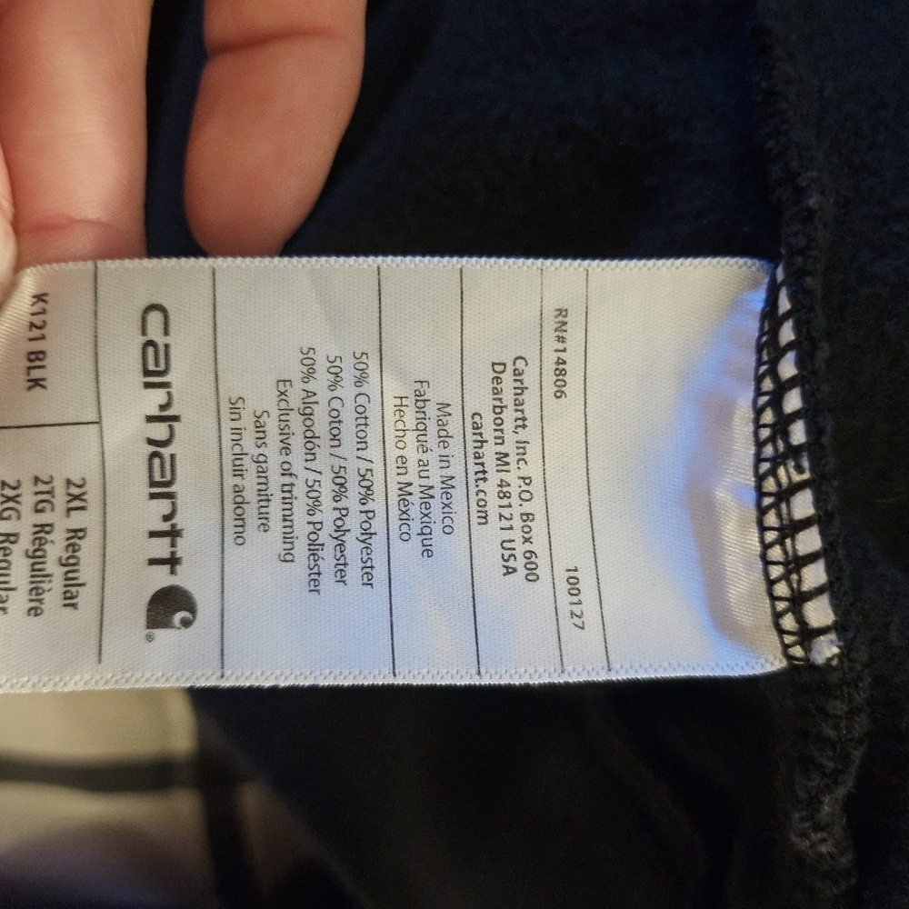 Black Friends Falcons Hoodie Carhartt 2x‎ - Picture 6 of 8